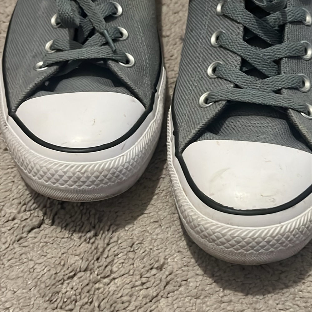 Converse Chuck Taylor Street colorblock Black & gray Sneakers Shoes Men’s 13 - Picture 5 of 7